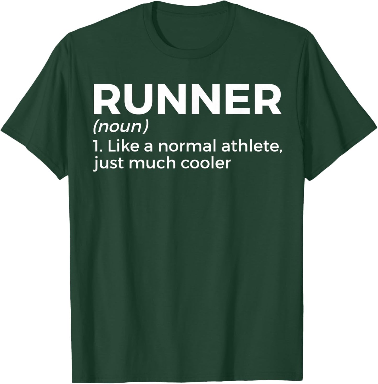 Running Definition Funny Runner T-Shirt - T-Shirt | Forest