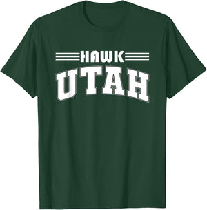 Hawk Utah Funny Hawk Utah T-Shirt - T-Shirt | Forest