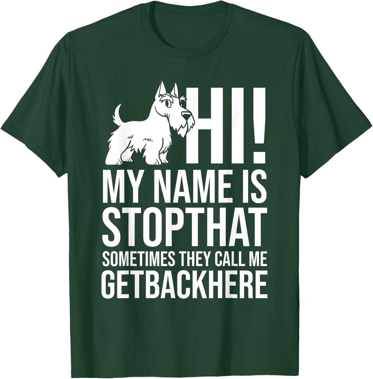 Scottish Terrier Dog Puppies Owner Lover T-Shirt - T-Shirt | Forest