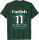 11 Geburtstag Mädchen 11 Jahre T-Shirt - T-Shirt | Forest