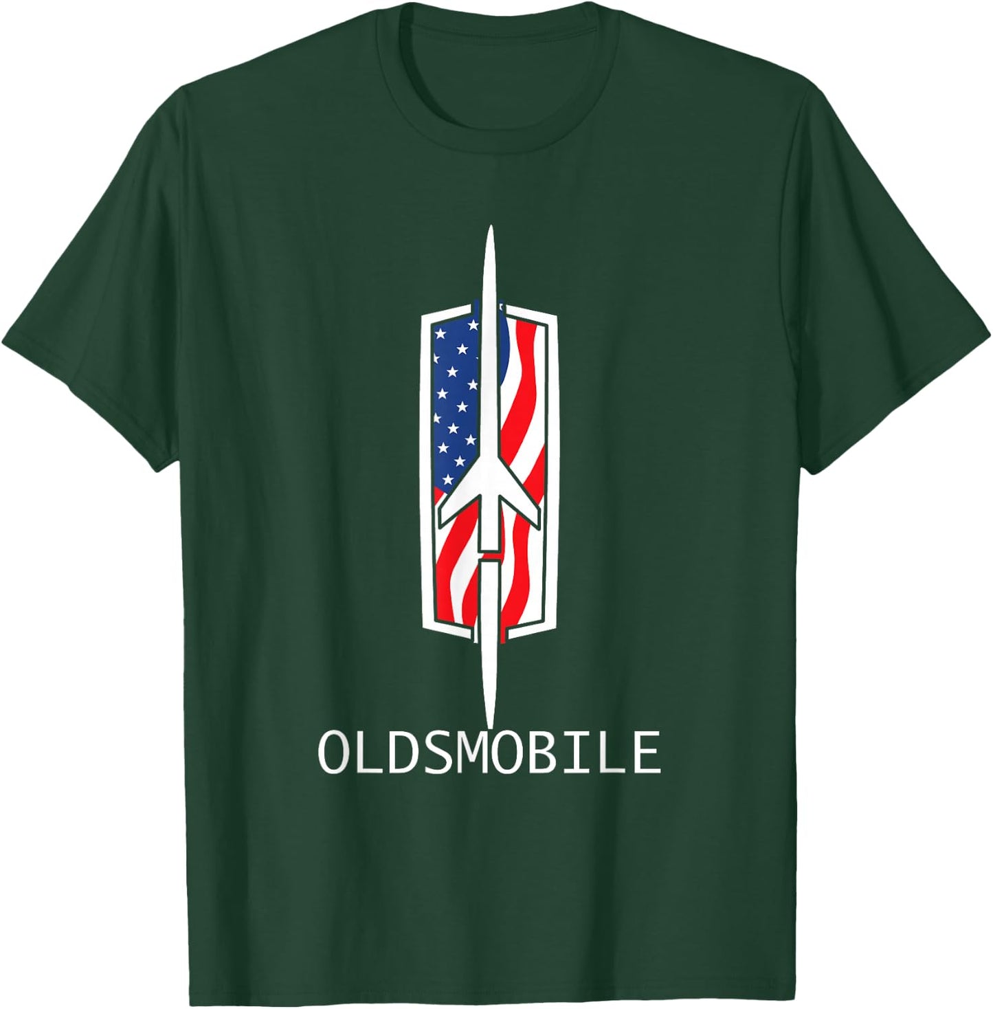 Classic Car Show Vintage Oldsmobile Rocket Logo T-Shirt - T-Shirt | Forest