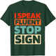 Retro Traffic Control - Pedestrian Vintage Crossing Guard T-Shirt - T-Shirt | Forest