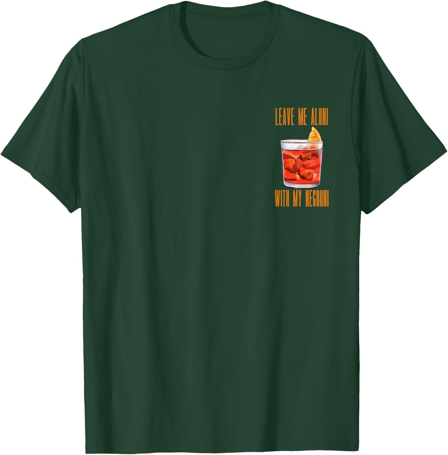 Leave me aloni with my ni I Classic Gin Cocktail Drink , black T-Shirt - T-Shirt | Forest