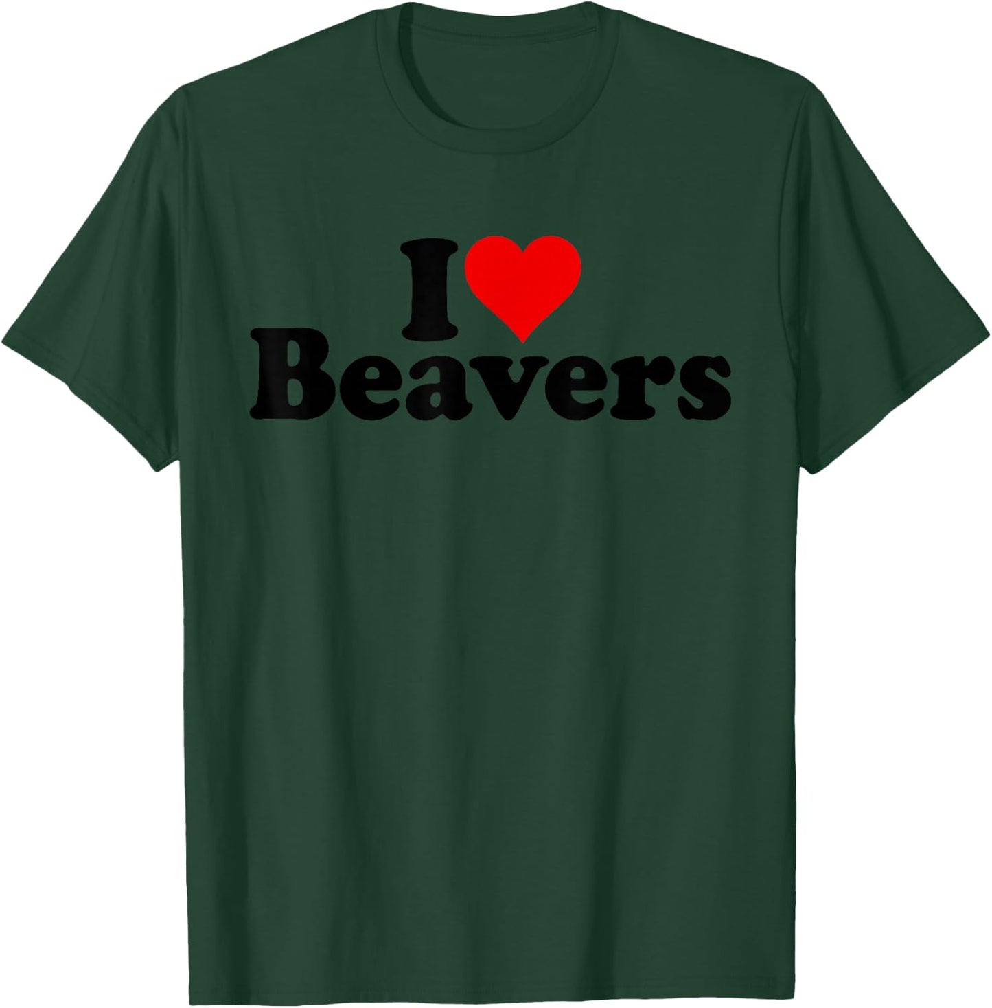 I Love Heart Flannelette T-Shirt - T-Shirt | Forest