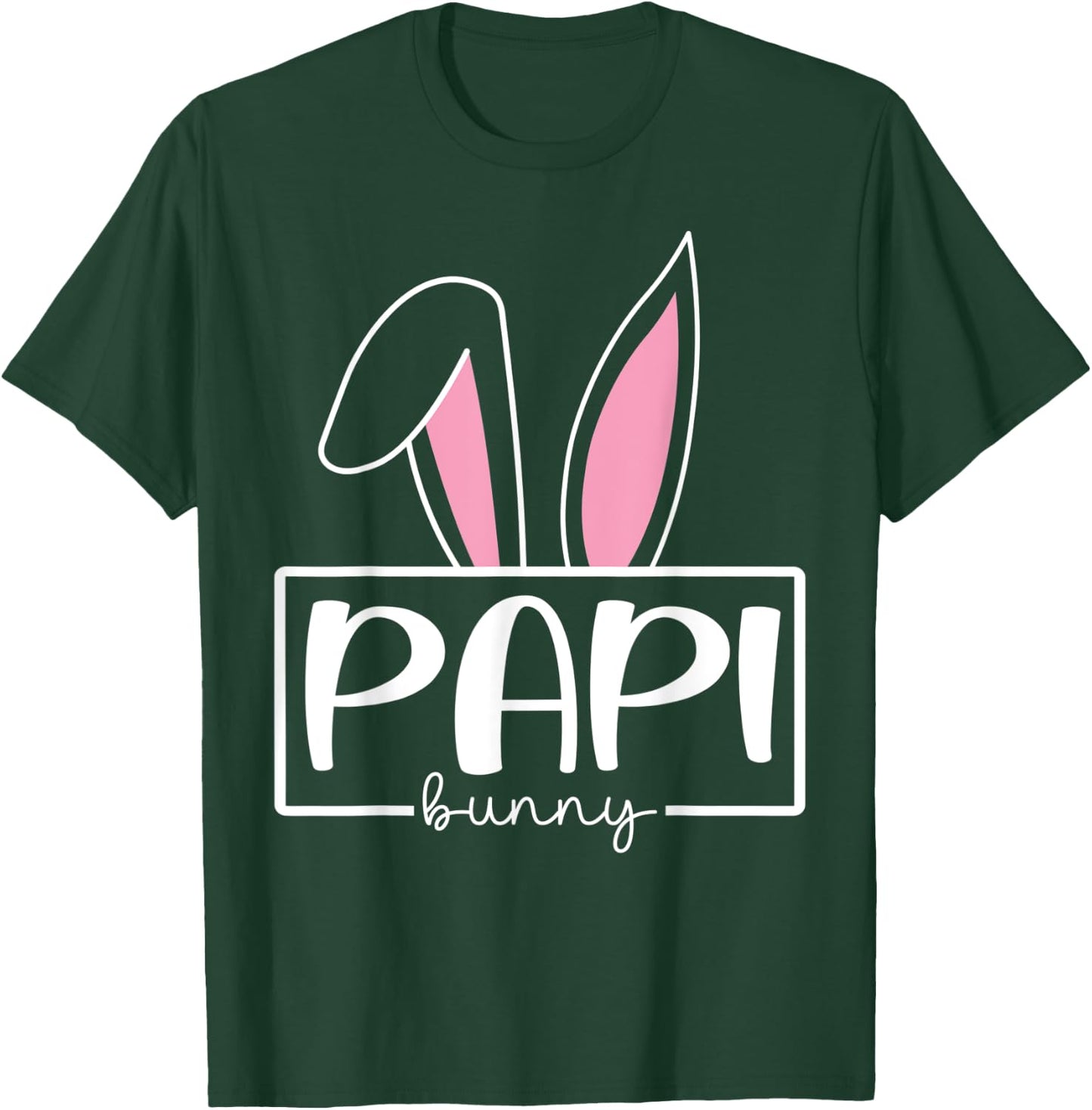 Funny Papi Bunny Happy Easter Family Matching T-Shirt - T-Shirt | Forest