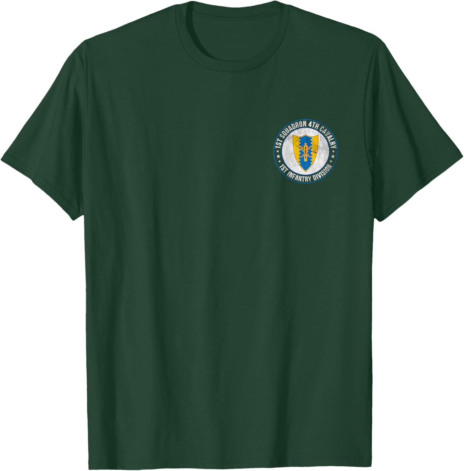 1st Squadron 4th Cavalry 1st Infantry Division Veterans Day T-Shirt - T-Shirt | Forest