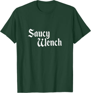 Funny Renaissance Fair Saucy Wench Medieval T-Shirt - T-Shirt | Forest