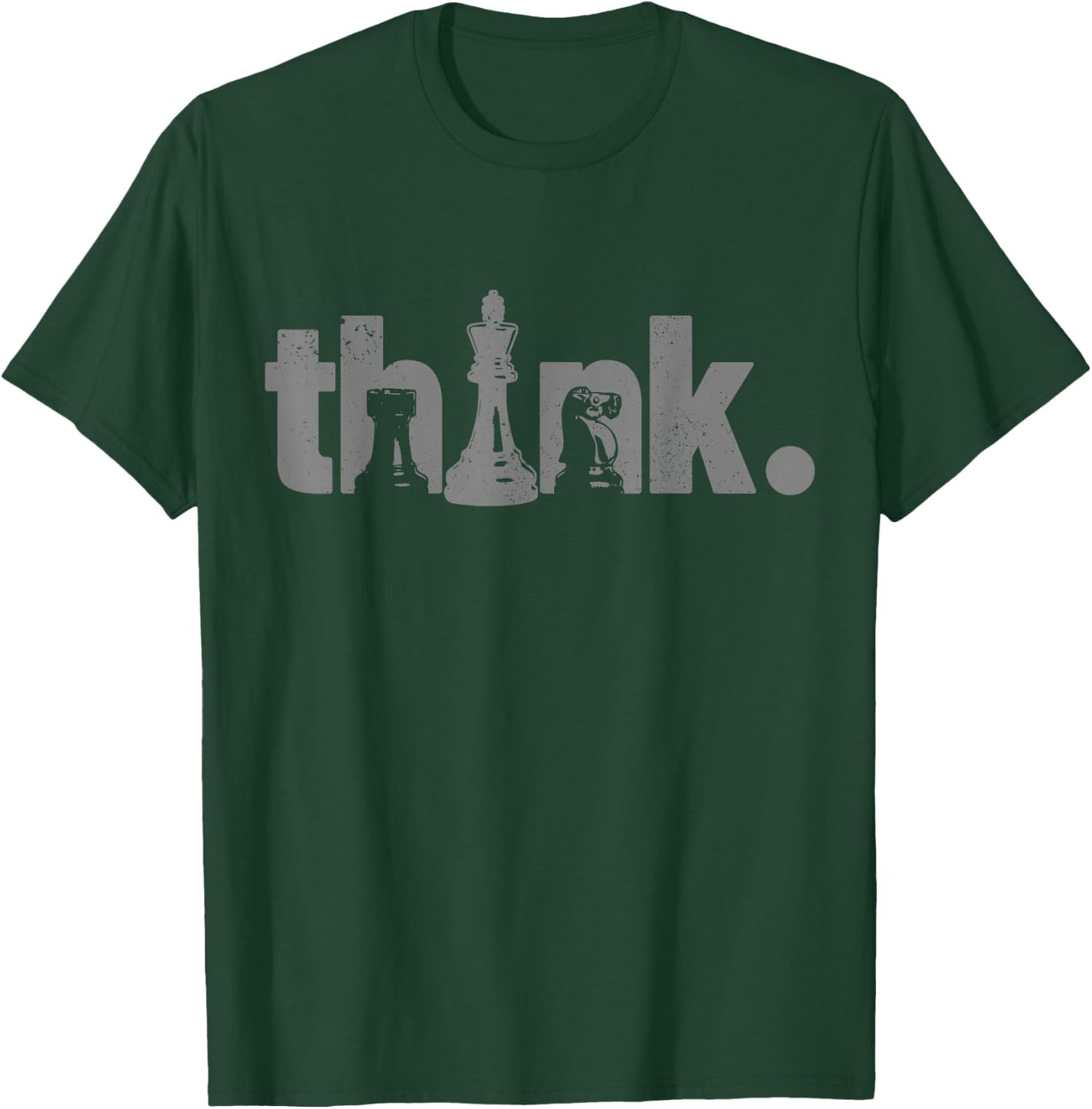 Chess Think Vintage Chess Master Club Chess Player T-Shirt - T-Shirt | Forest