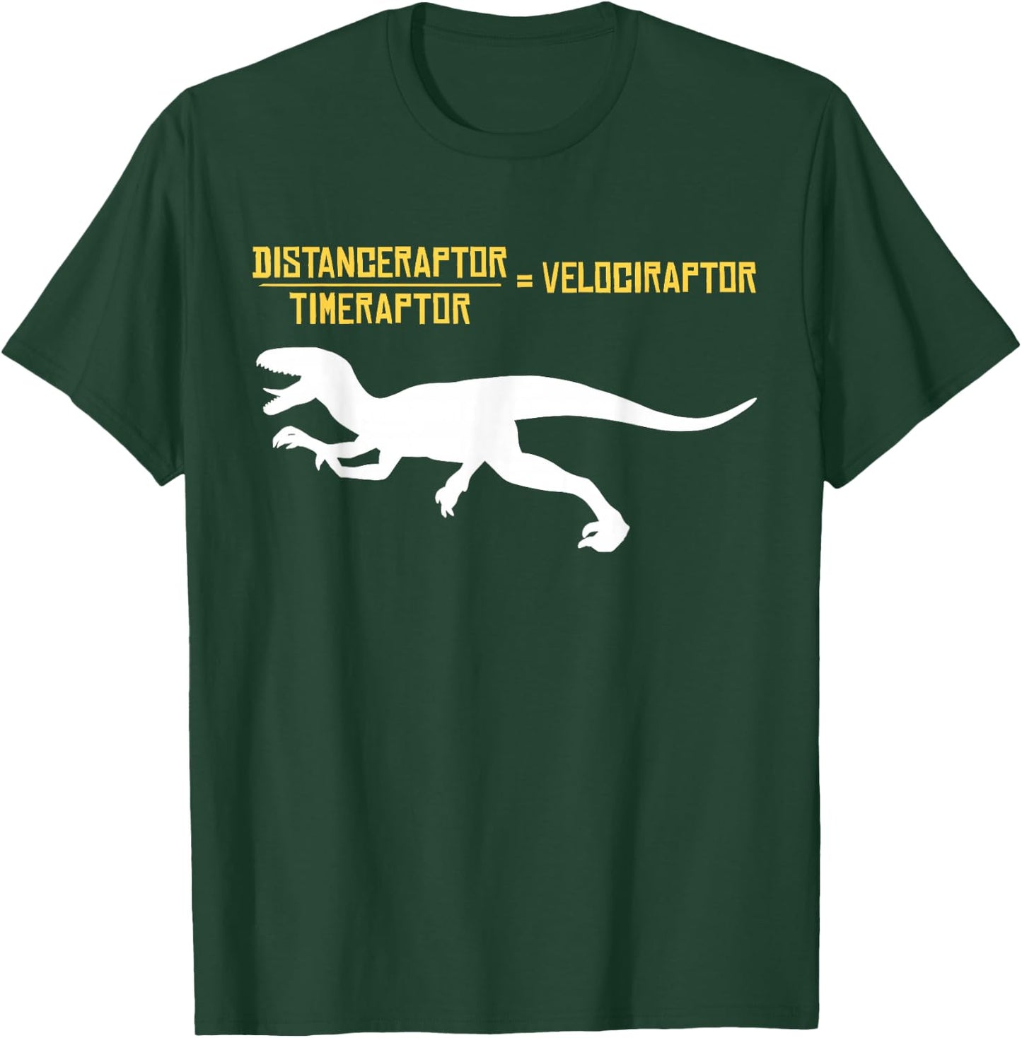 Physics Velociraptor T-Shirt - T-Shirt | Forest