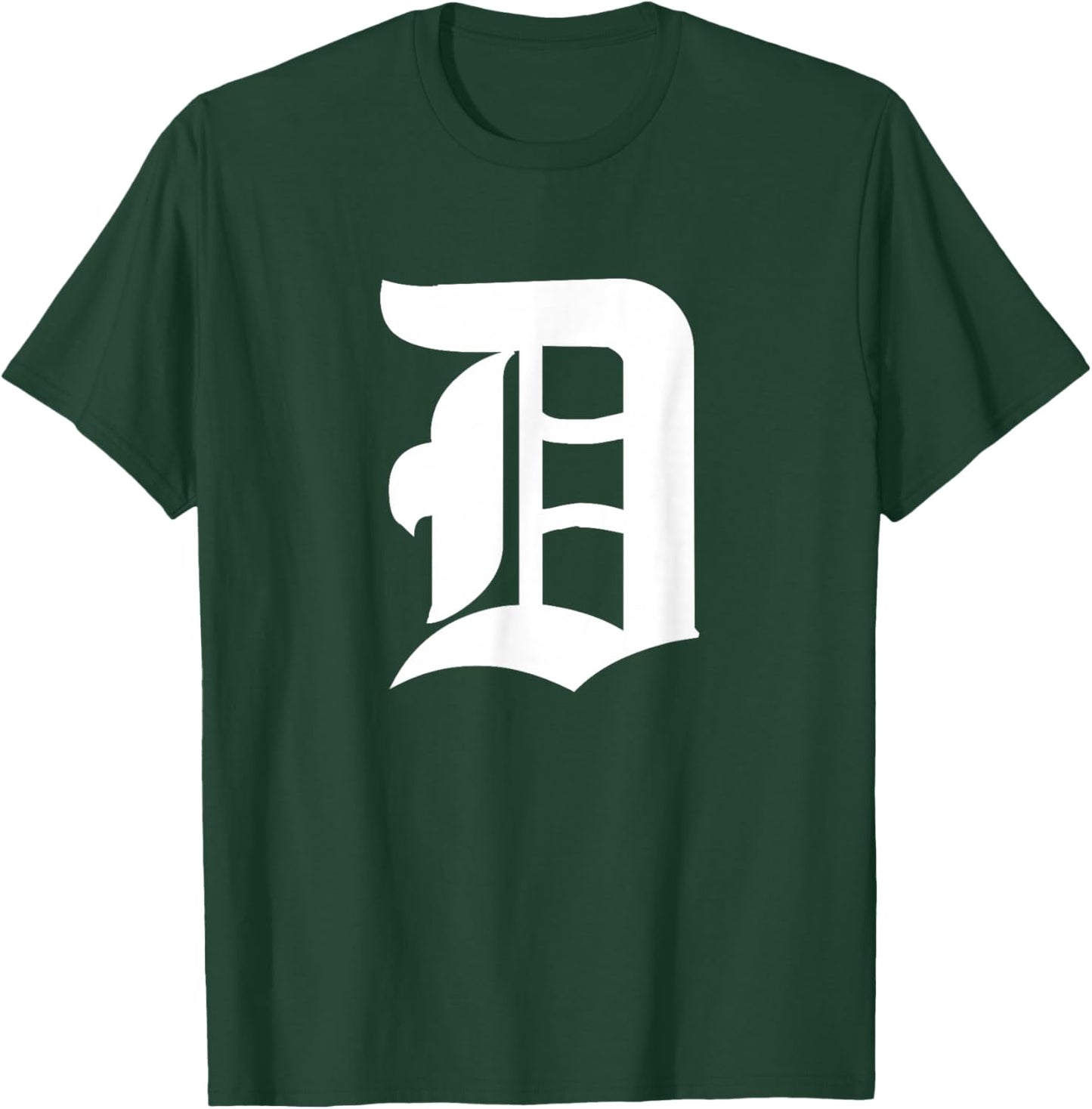 Detroit Old English D T-Shirt - T-Shirt | Forest