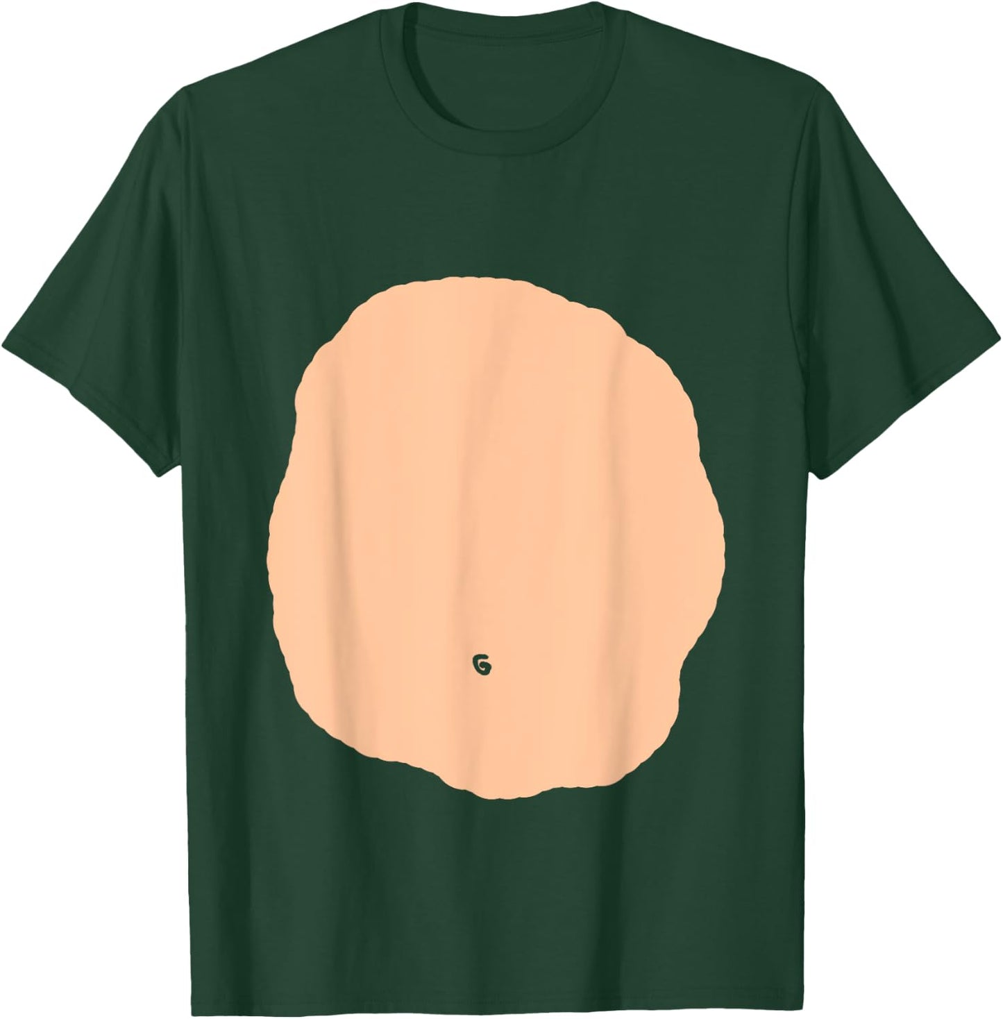 Monkey Belly Monkey Halloween Costume Monkey Chest T-Shirt - T-Shirt | Forest