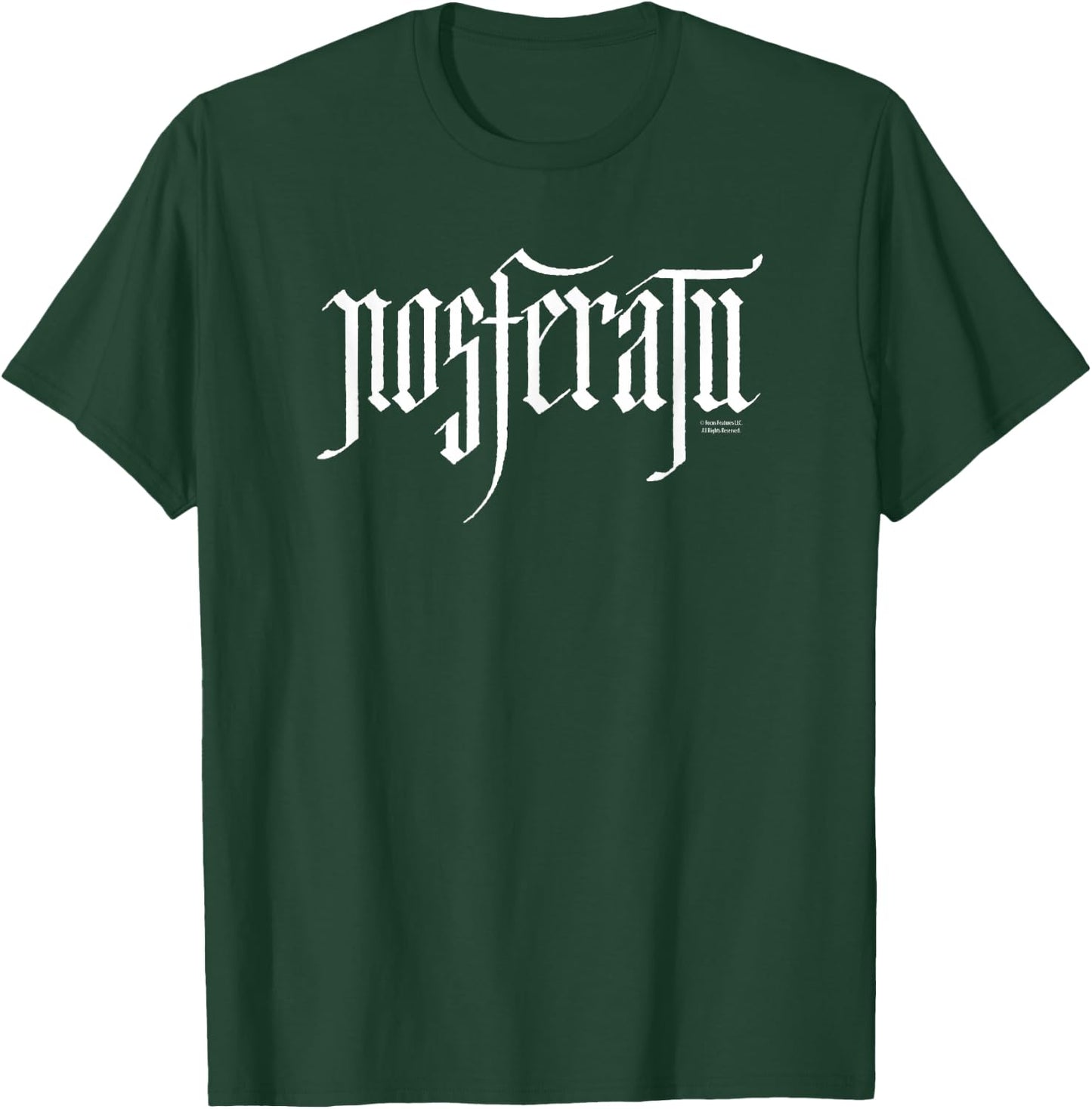 Nosferatu Logo White , black T-Shirt - T-Shirt | Forest