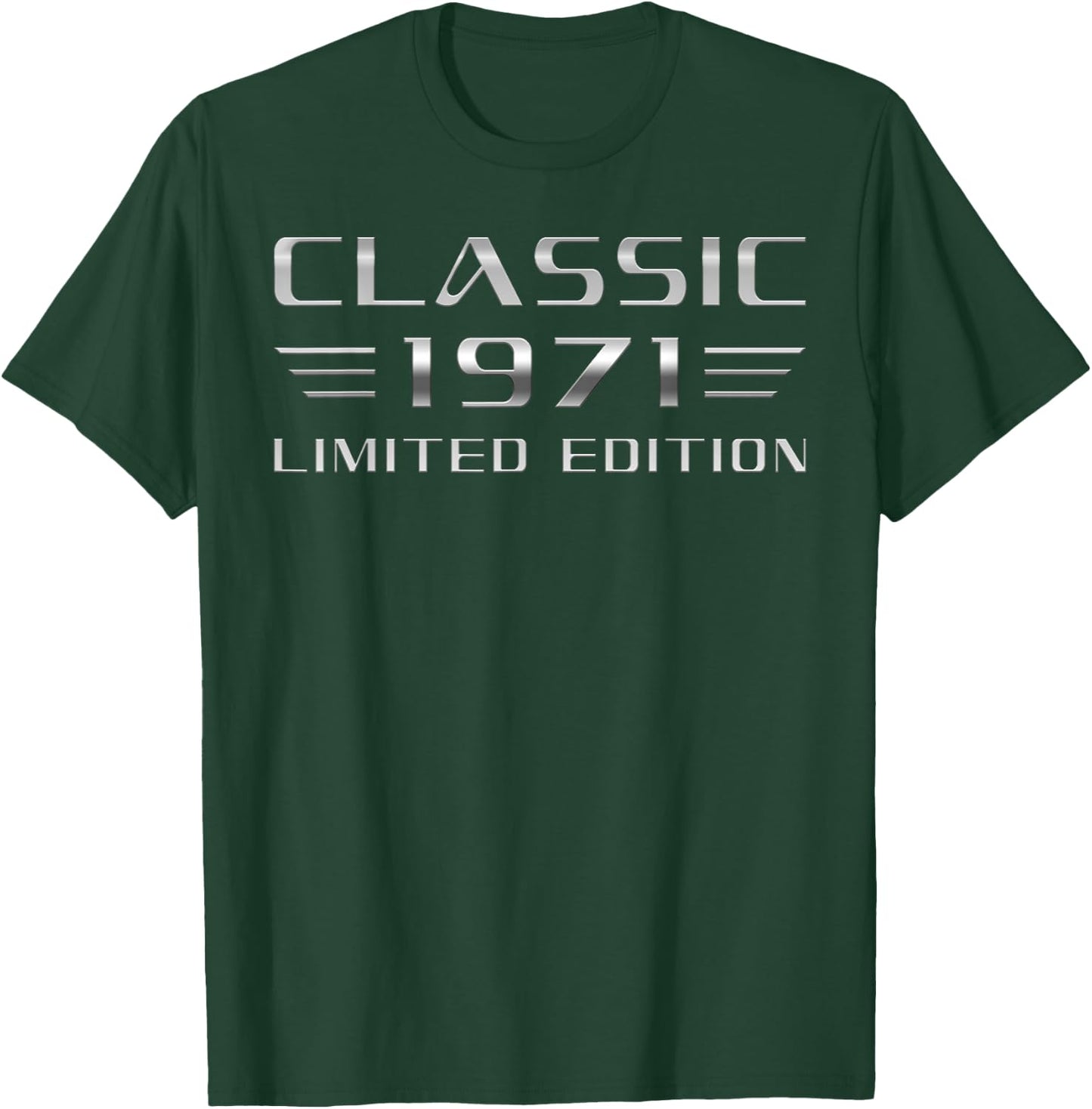 Classic 1971 Limited Edition 55. Geburtstag Oldtimer T-Shirt - T-Shirt | Forest
