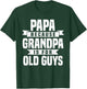 Funny Papa Art For Grandpa Men Dad Grandfather Father's Day T-Shirt - T-Shirt | Forest