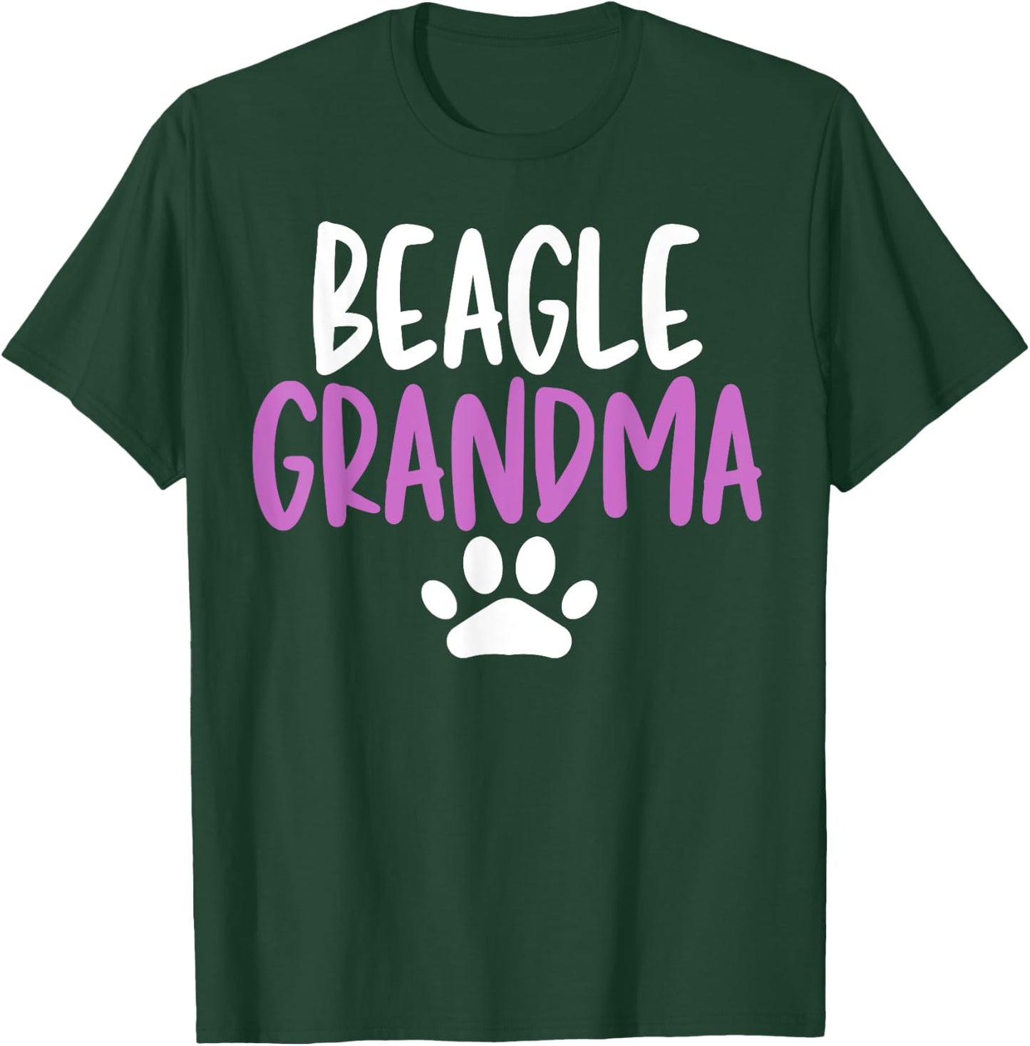 Beagle Grandma Funny for Grandmother Beagles Lovers T-Shirt - T-Shirt | Forest