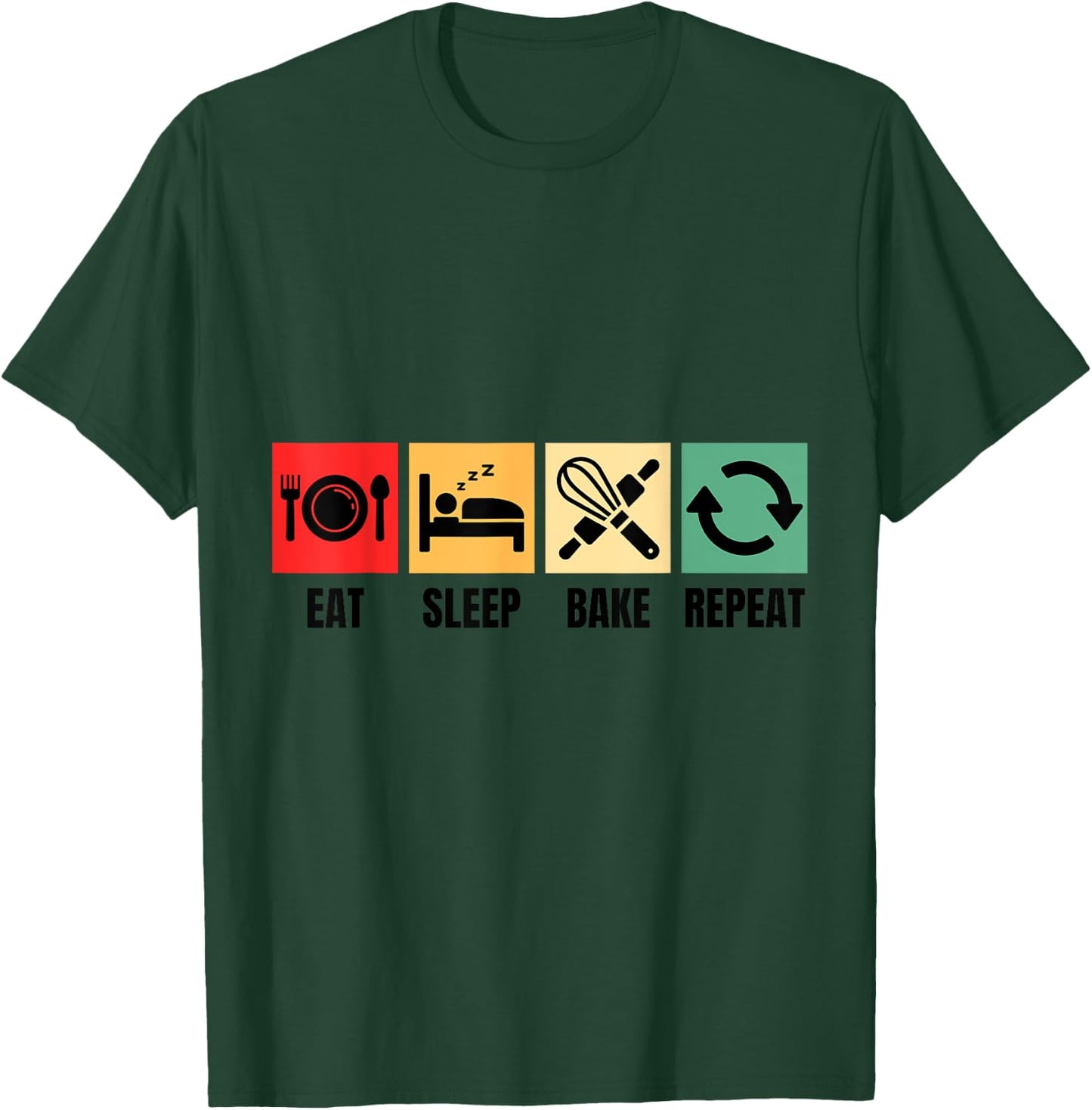 Bakery design for pastry chefs, bakers and amateur bakers , grey, S T-Shirt - T-Shirt | Forest