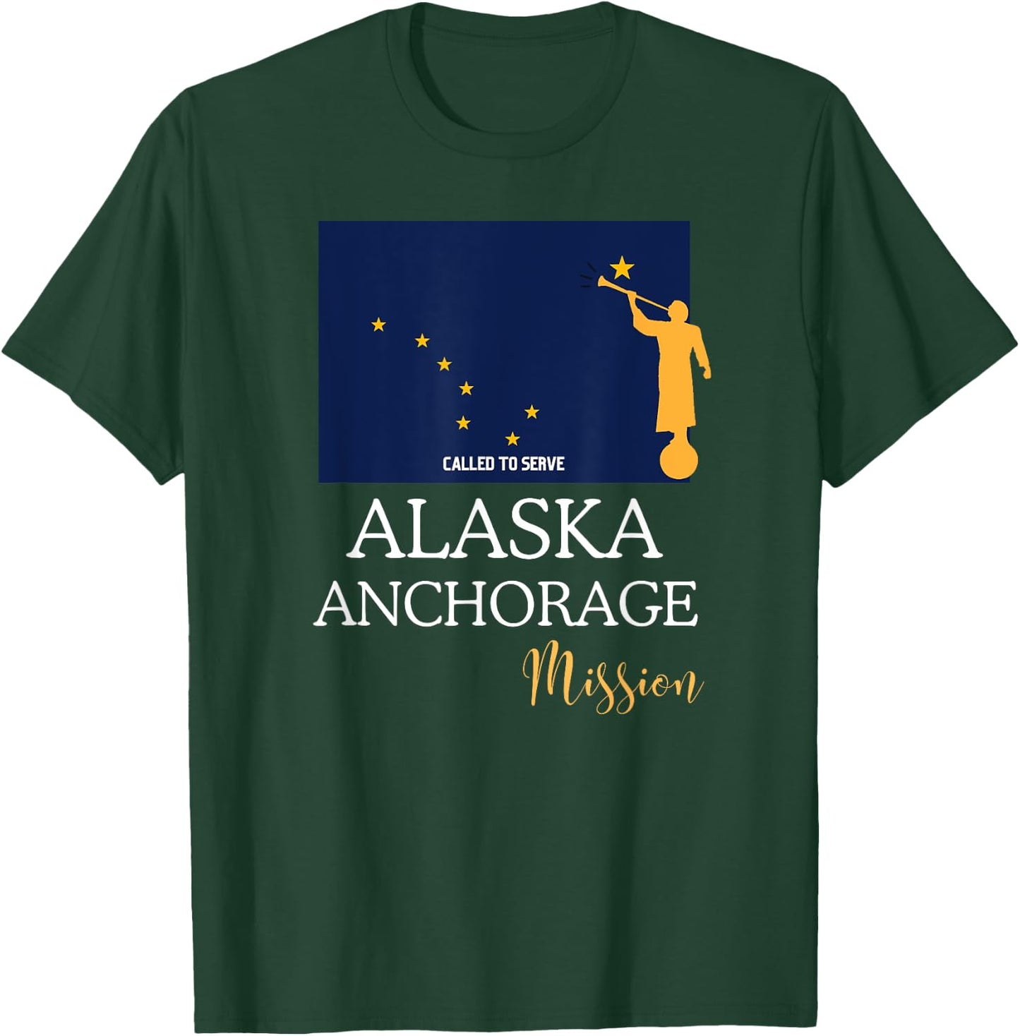 Alaska Anchorage Mormon LDS Mission Missionary T-Shirt - T-Shirt | Forest