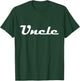 Uncle Classic Retro Lettering Father's Day Brother T-Shirt - T-Shirt | Forest