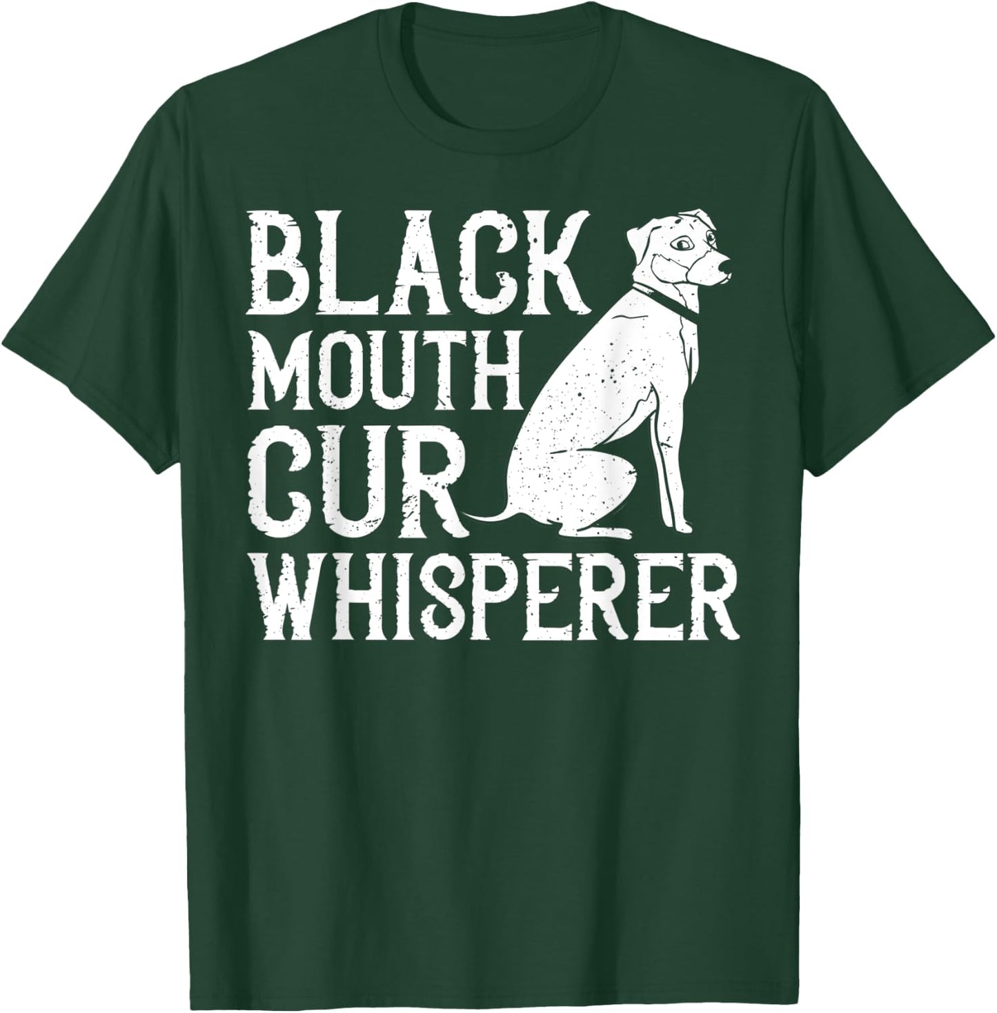 Black Mouth Cur Dog Puppies Owner Training T-Shirt - T-Shirt | Forest