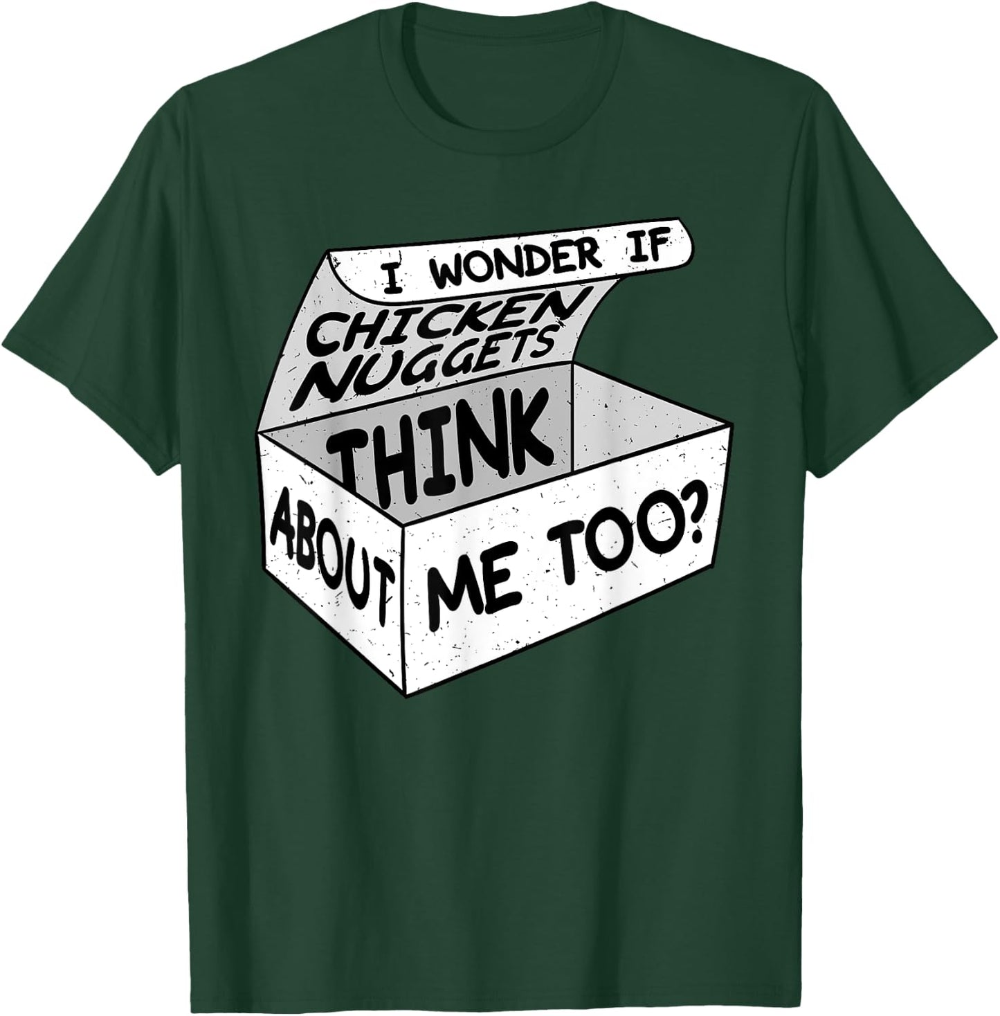Chicken Nugget Nuggies Fans Nug Eaters Fast Food Lovers T-Shirt - T-Shirt | Forest