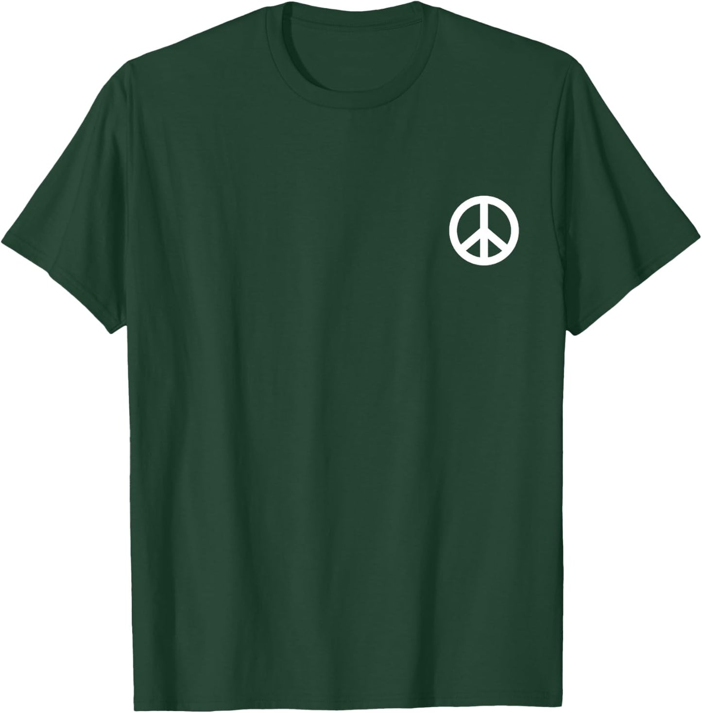 Hippie Peace Sign Costume Cool Men Women Symbol Hippy T-Shirt - T-Shirt | Forest