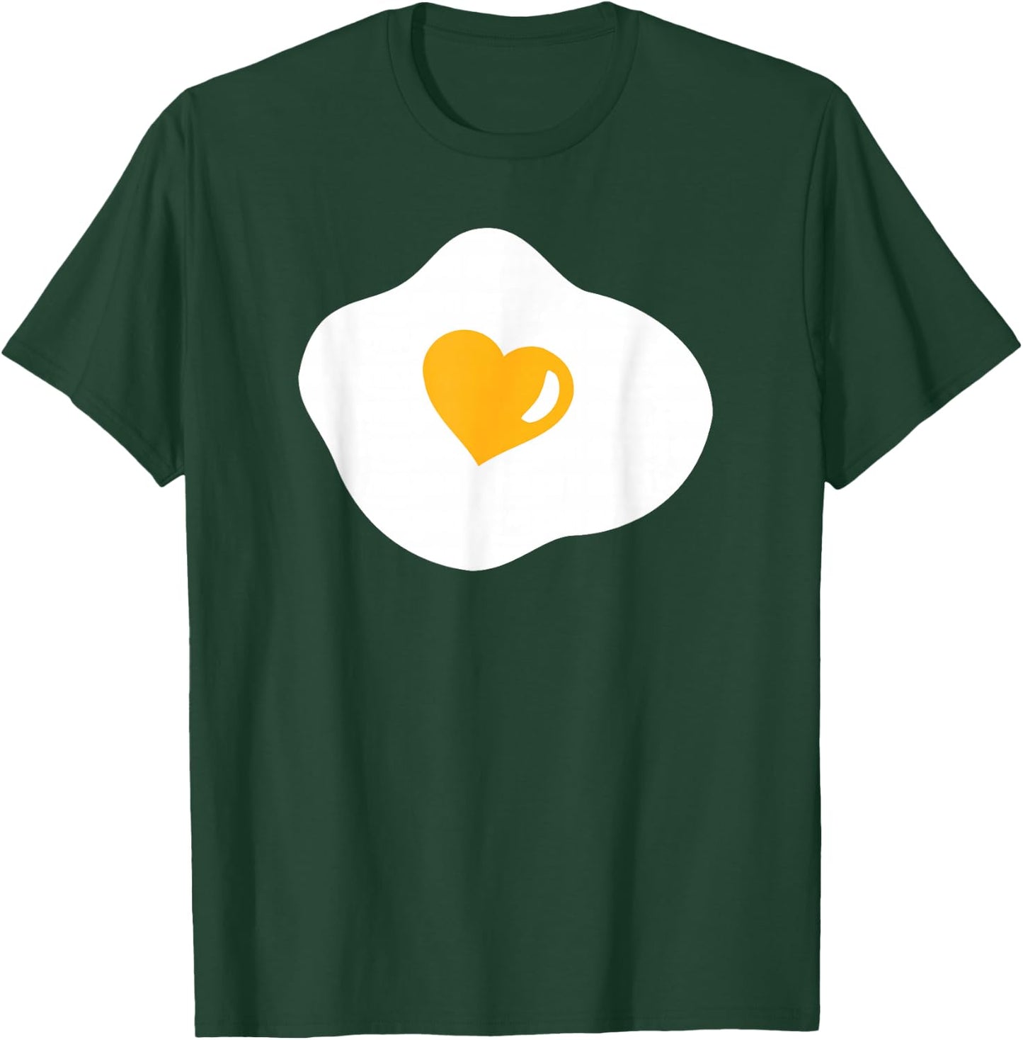Fried Egg Heart T-Shirt - T-Shirt | Forest