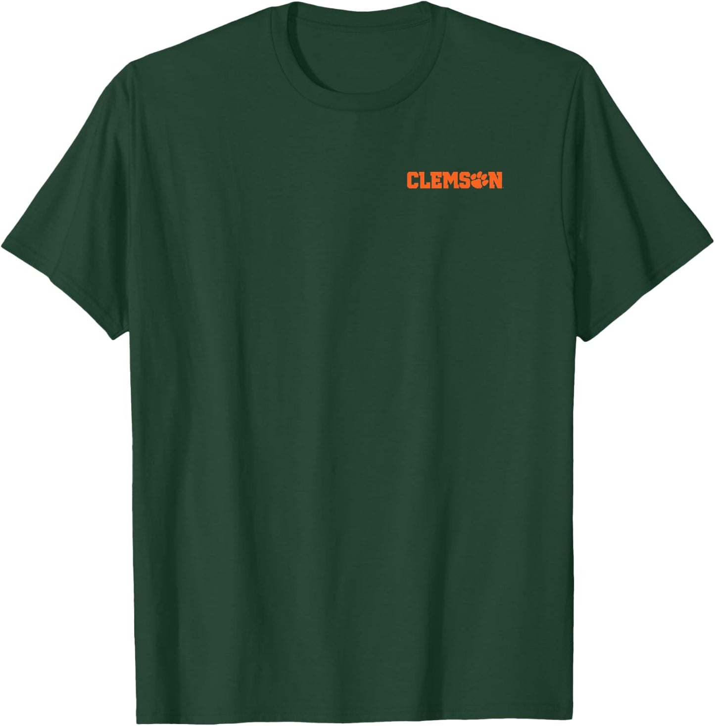 Clemson Tigers Front/Back Classic Officially Licensed T-Shirt - T-Shirt | Forest
