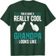 This Is What A Really Cool Grandpa Looks Like Funny Grandpa T-Shirt - T-Shirt | Forest