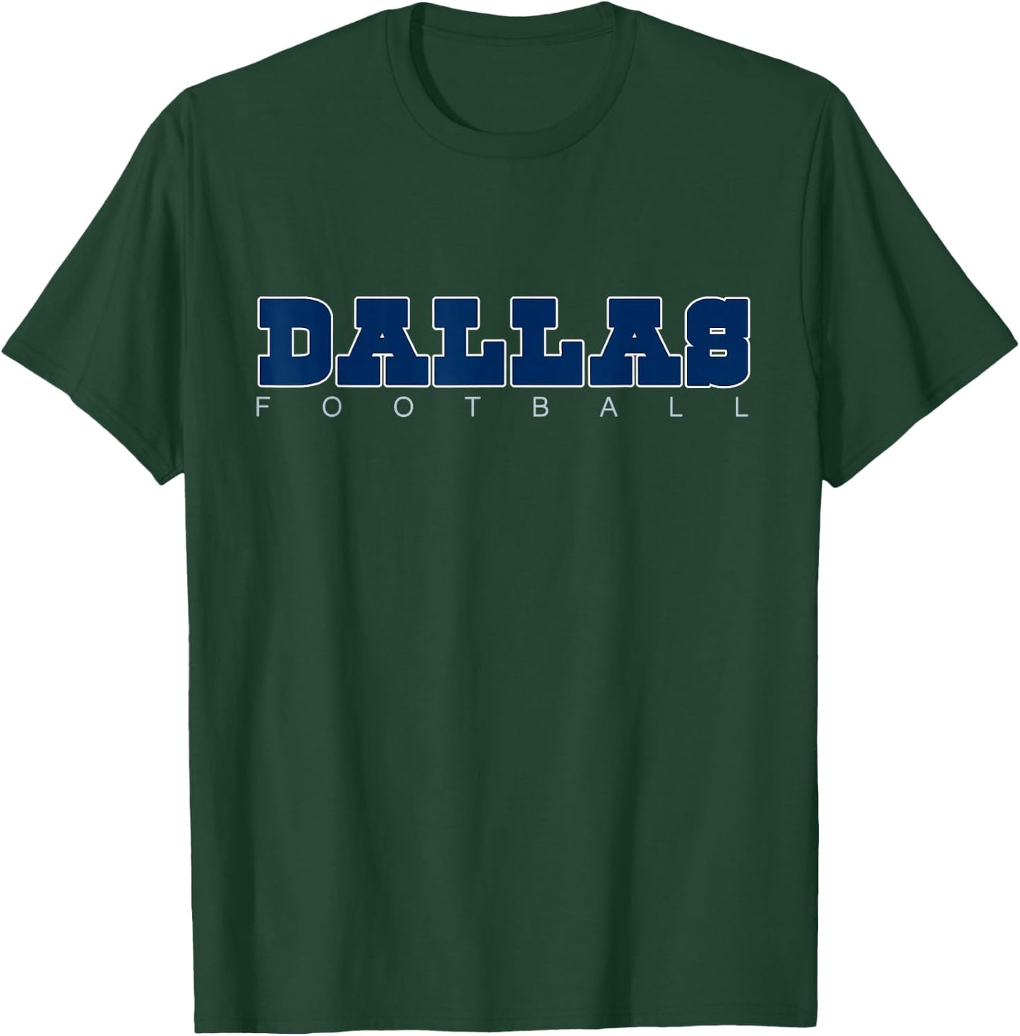 Sports Fans Dallas Football DFW City Classic T Shirt T-Shirt - T-Shirt | Forest