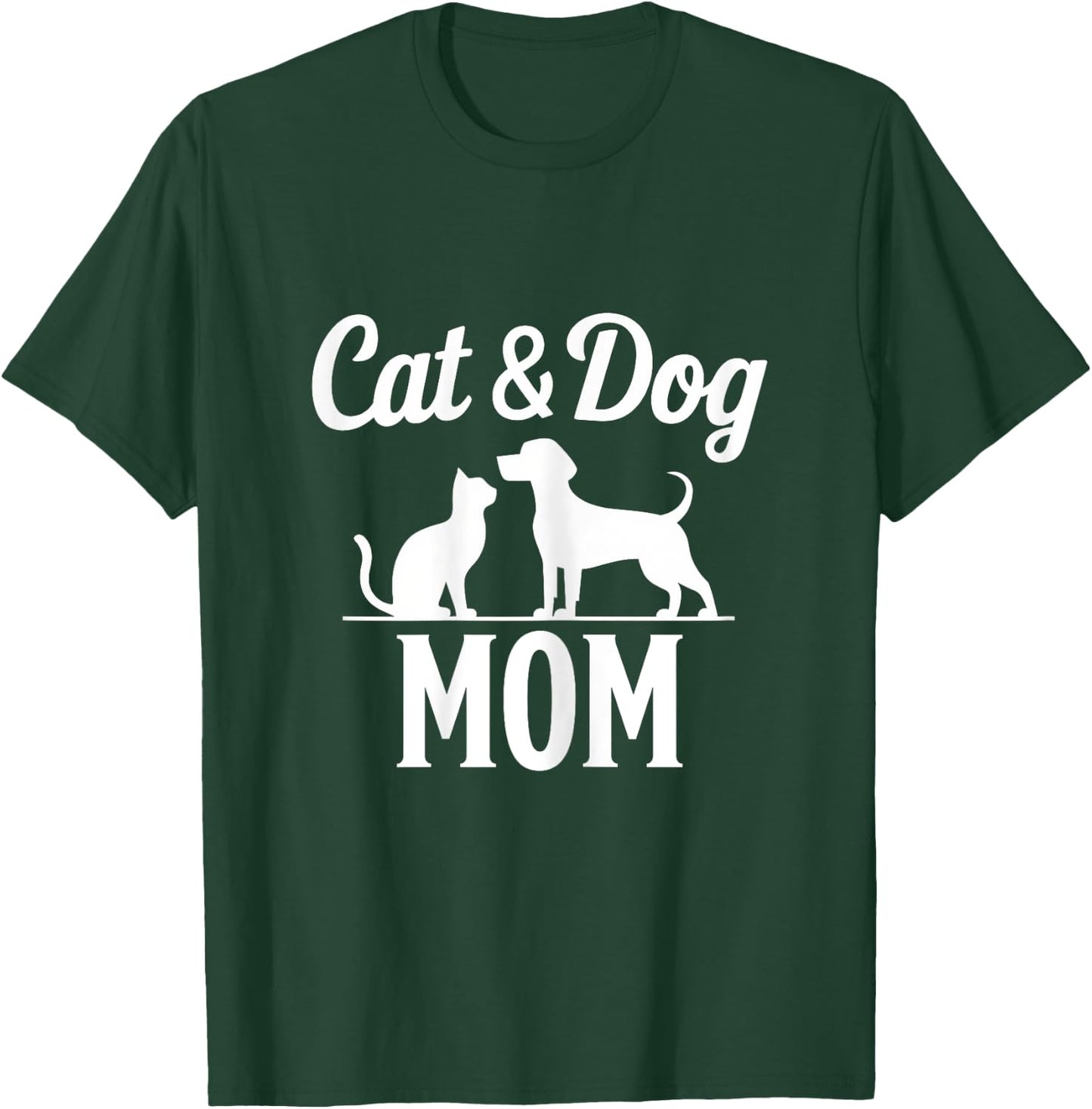 Maman chat et chien T-Shirt - T-Shirt | Forest