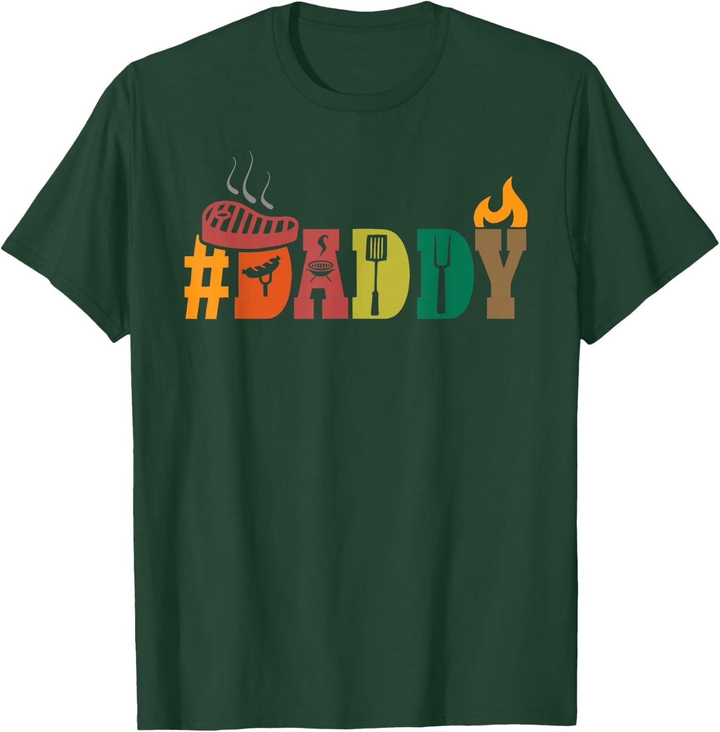 Grilling Parody Dad Papa Husband Men T-Shirt - T-Shirt | Forest