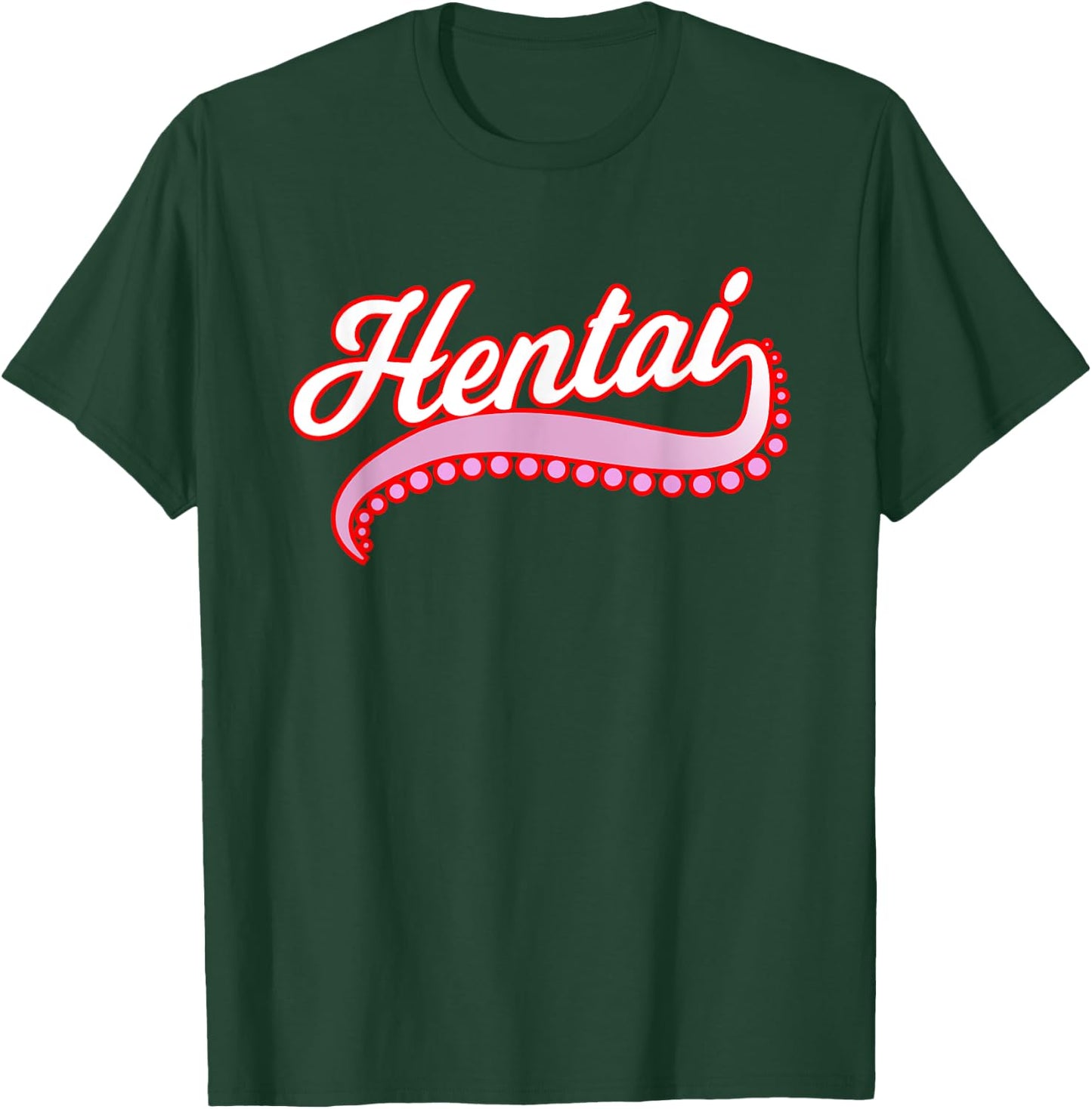 Funny Hentai Anime Shirt - Hentai Tentacle Tail Gag T-Shirt - T-Shirt | Forest