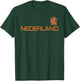 Holland Holland Lion of the Netherlands Holland Orange , Black, S T-Shirt - T-Shirt | Forest