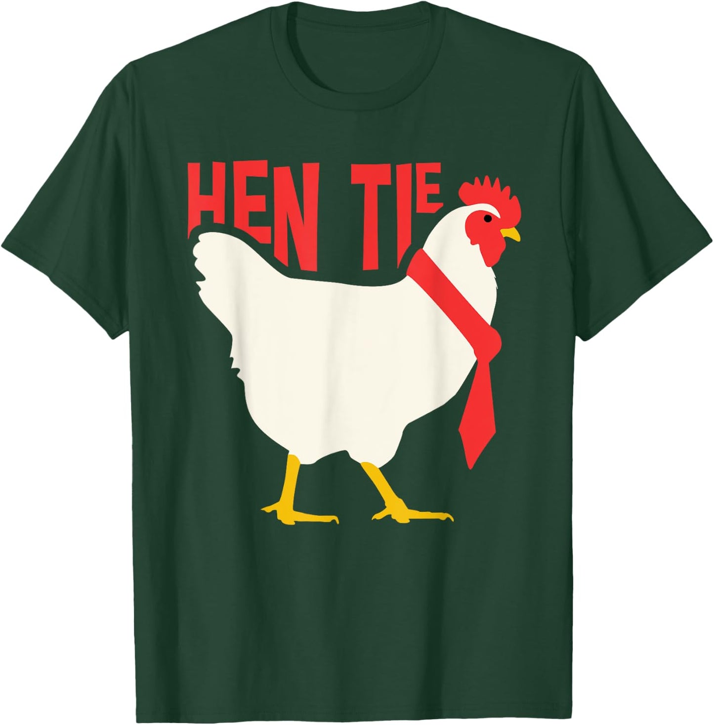 Funny Hen Tie Gift Women Chicken Japanese Anime T-Shirt - T-Shirt | Forest