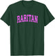 Raritan New Jersey NJ Vintage Athletic Sports Pink Design T-Shirt - T-Shirt | Forest