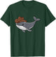 Cowboy Whale Fun Humor Coastal Western Quirky Animal T-Shirt - T-Shirt | Forest