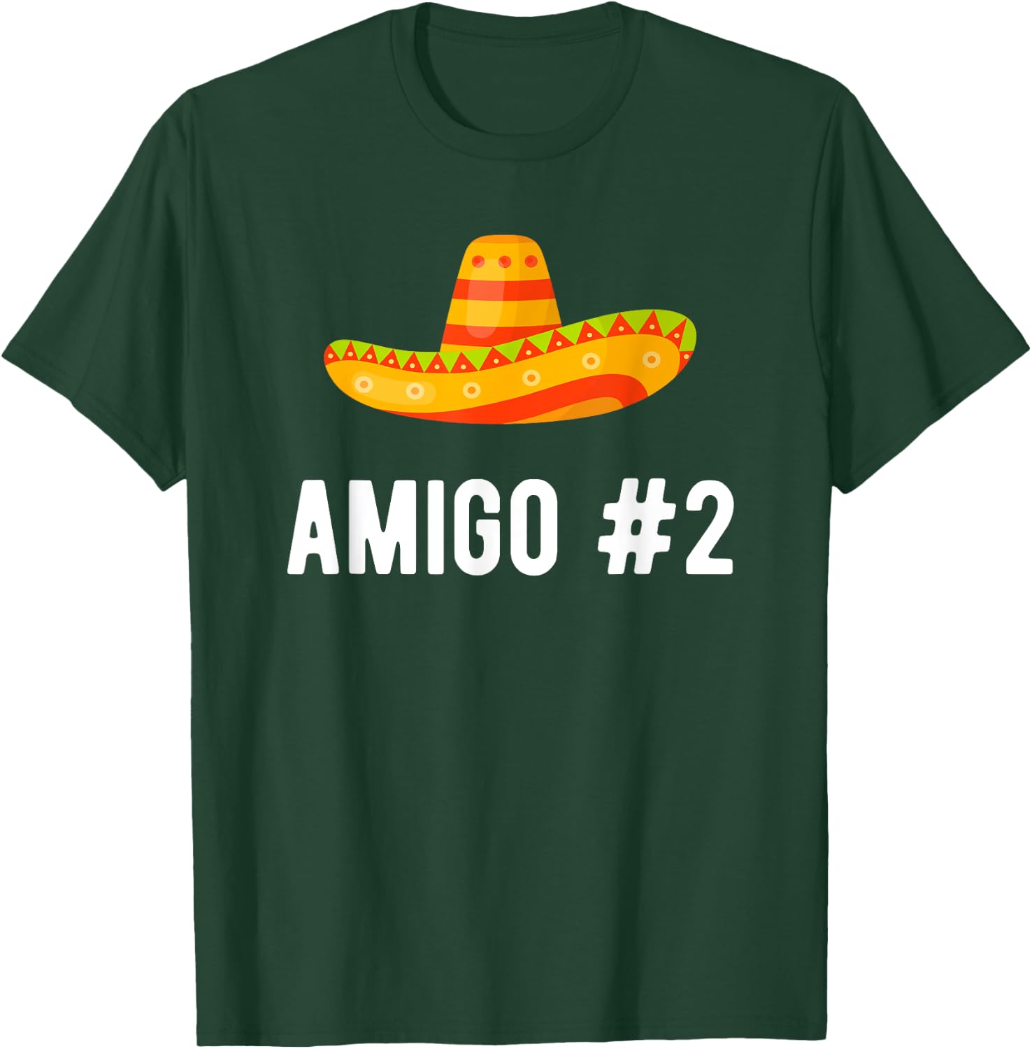 Halloween Group Matching Costume Funny Mexican Amigo #2 T-Shirt - T-Shirt | Forest
