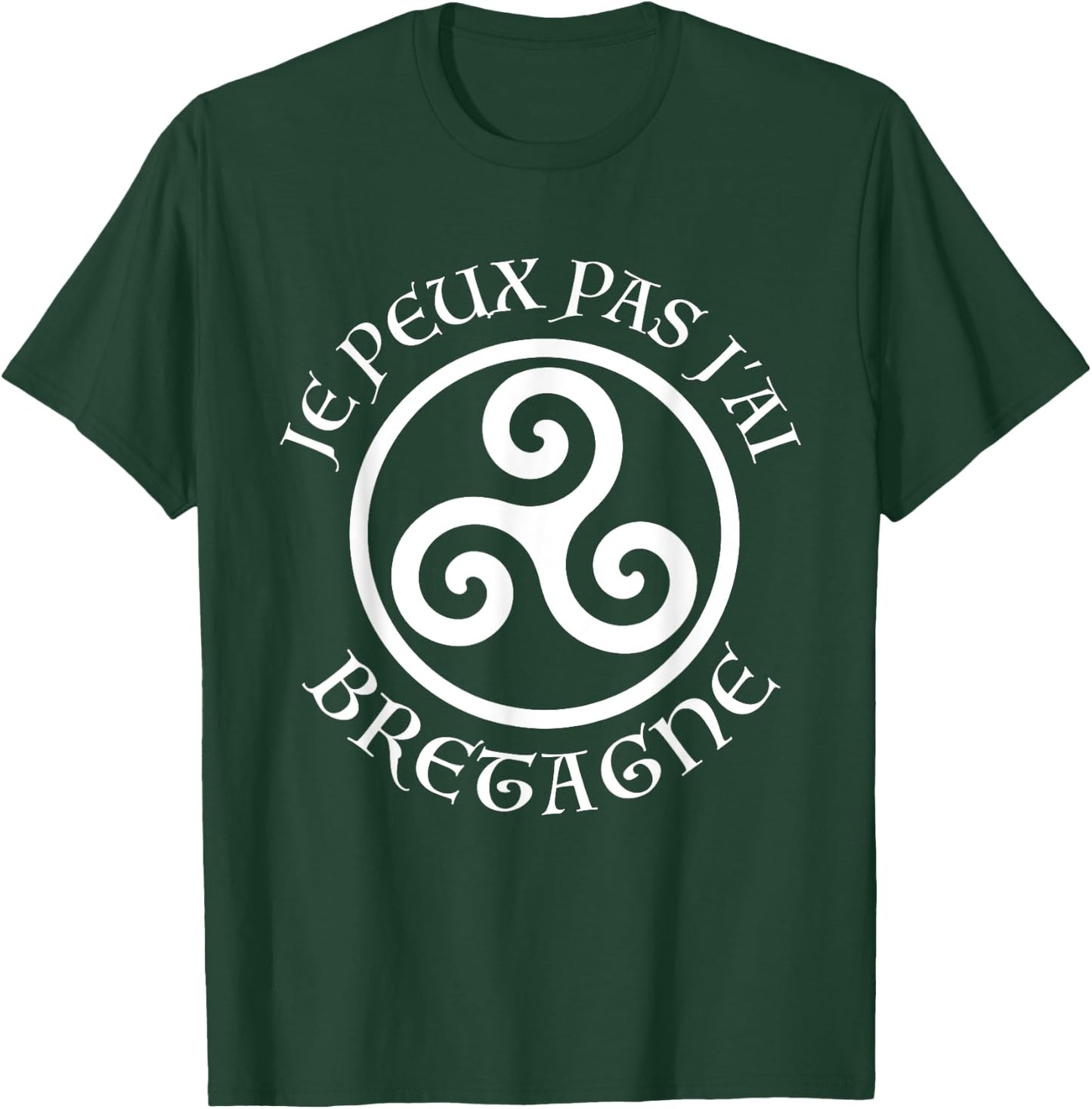 Breton Humour J'peux pas j'ai Bretagne Breizh Triskell , Black, S T-Shirt - T-Shirt | Forest