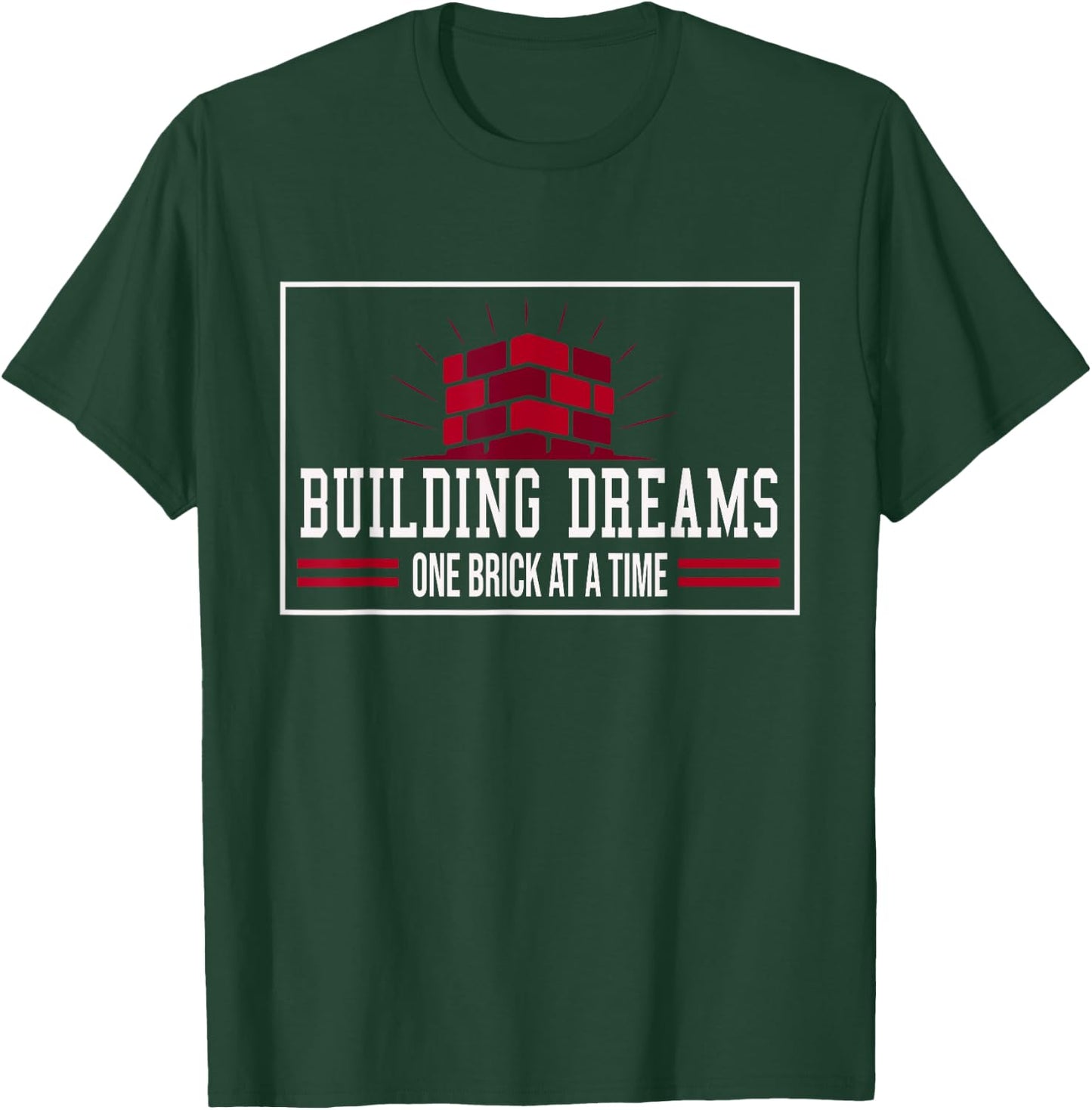 Mason Bricklayer Carpenter T-Shirt - T-Shirt | Forest