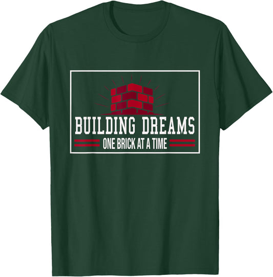Mason Bricklayer Carpenter T-Shirt - T-Shirt | Forest