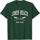 Jones Beach New York Vintage Nautical Crossed Oars Men Women Kids T-Shirt - T-Shirt | Forest