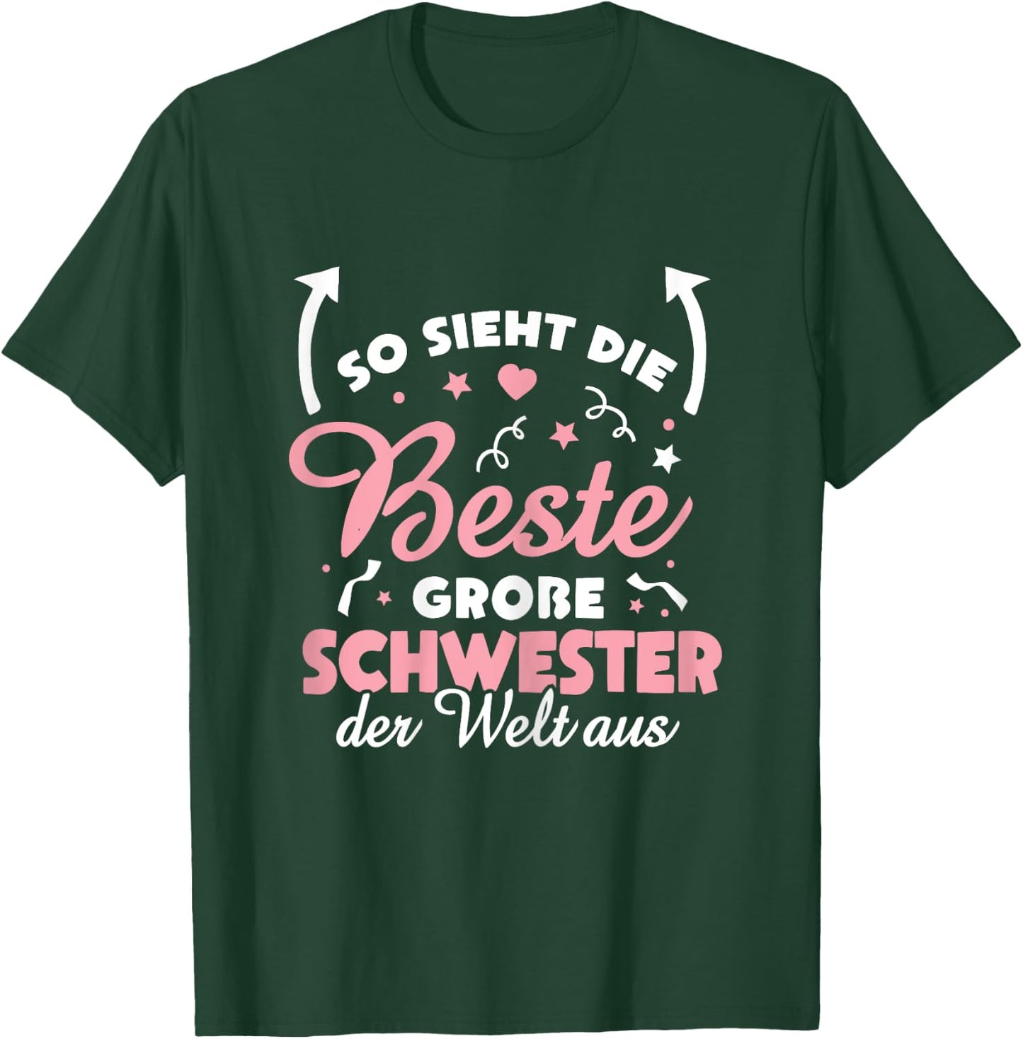 So sieht Die Beste Große Schwester der Welt aus Cute Girls' , black T-Shirt - T-Shirt | Forest