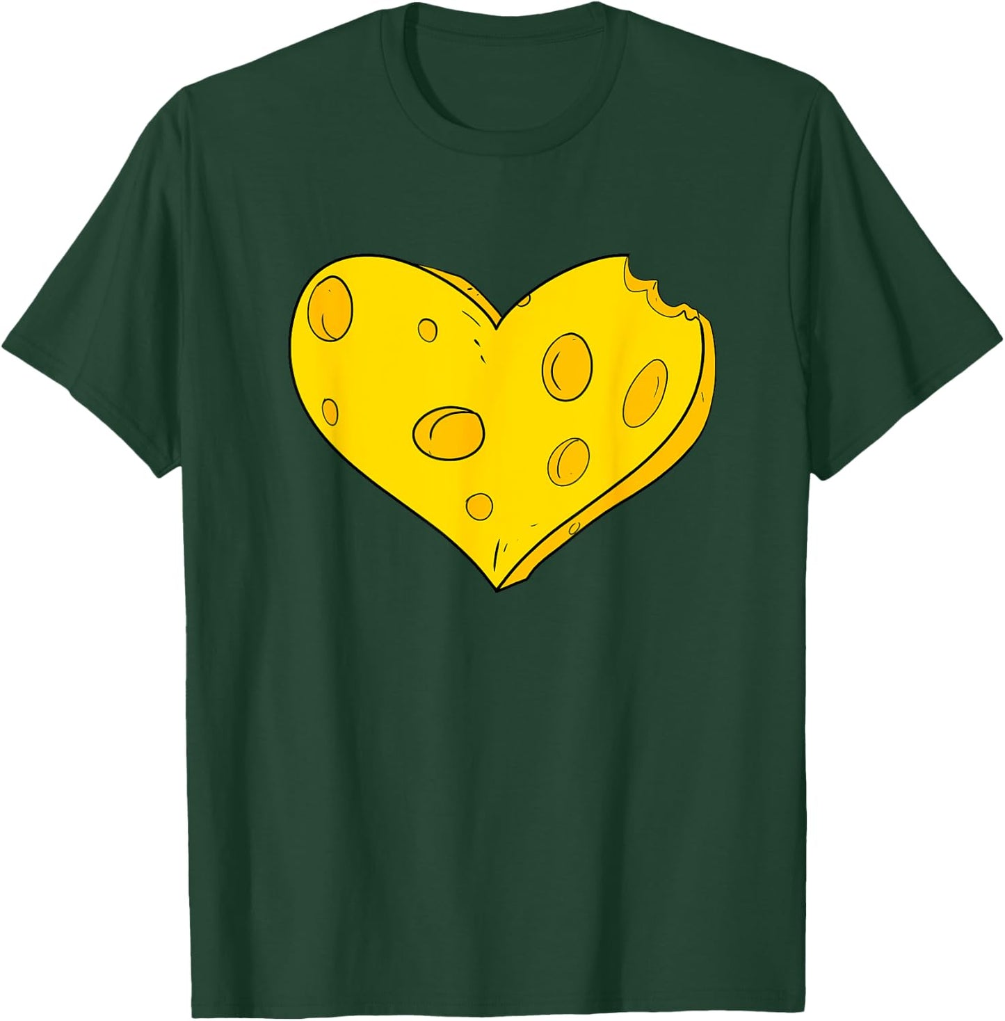 Herz aus Käse T-Shirt - T-Shirt | Forest