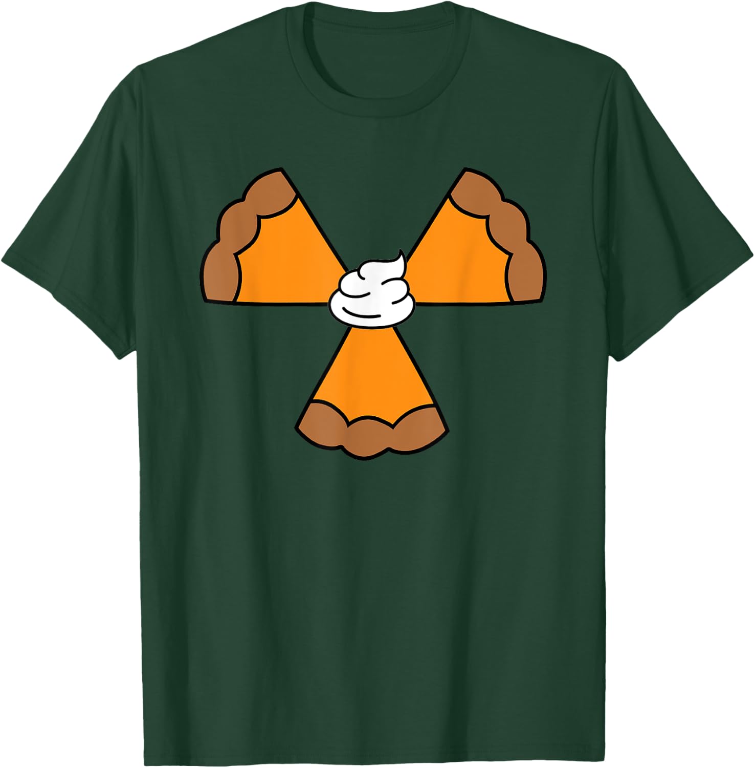 Pumpkin Pie Radiation Symbol Radiology CT Tech Thanksgiving T-Shirt - T-Shirt | Forest