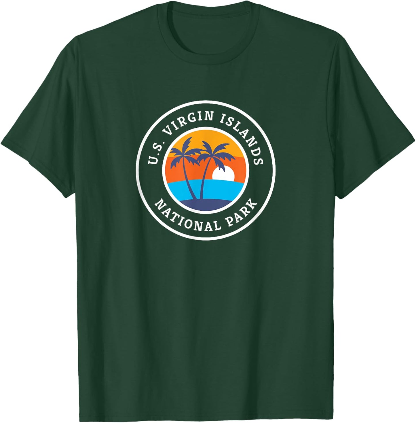 Virgin Islands National Park Retro T Shirt, National Park Gi T-Shirt - T-Shirt | Forest