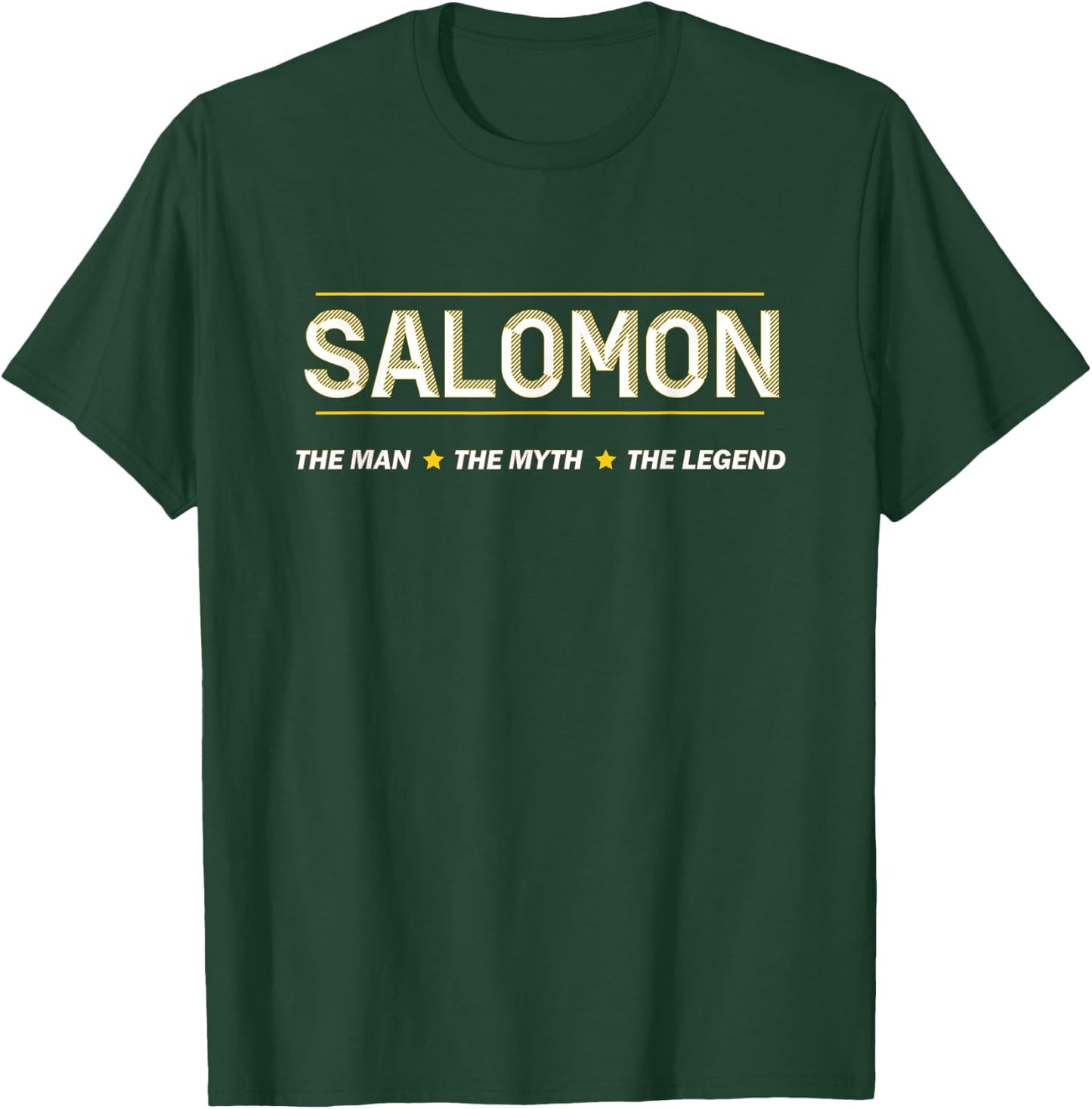 SALOMON the Man the Myth the LEGEND | Mythos Legende Name T-Shirt - T-Shirt | Forest