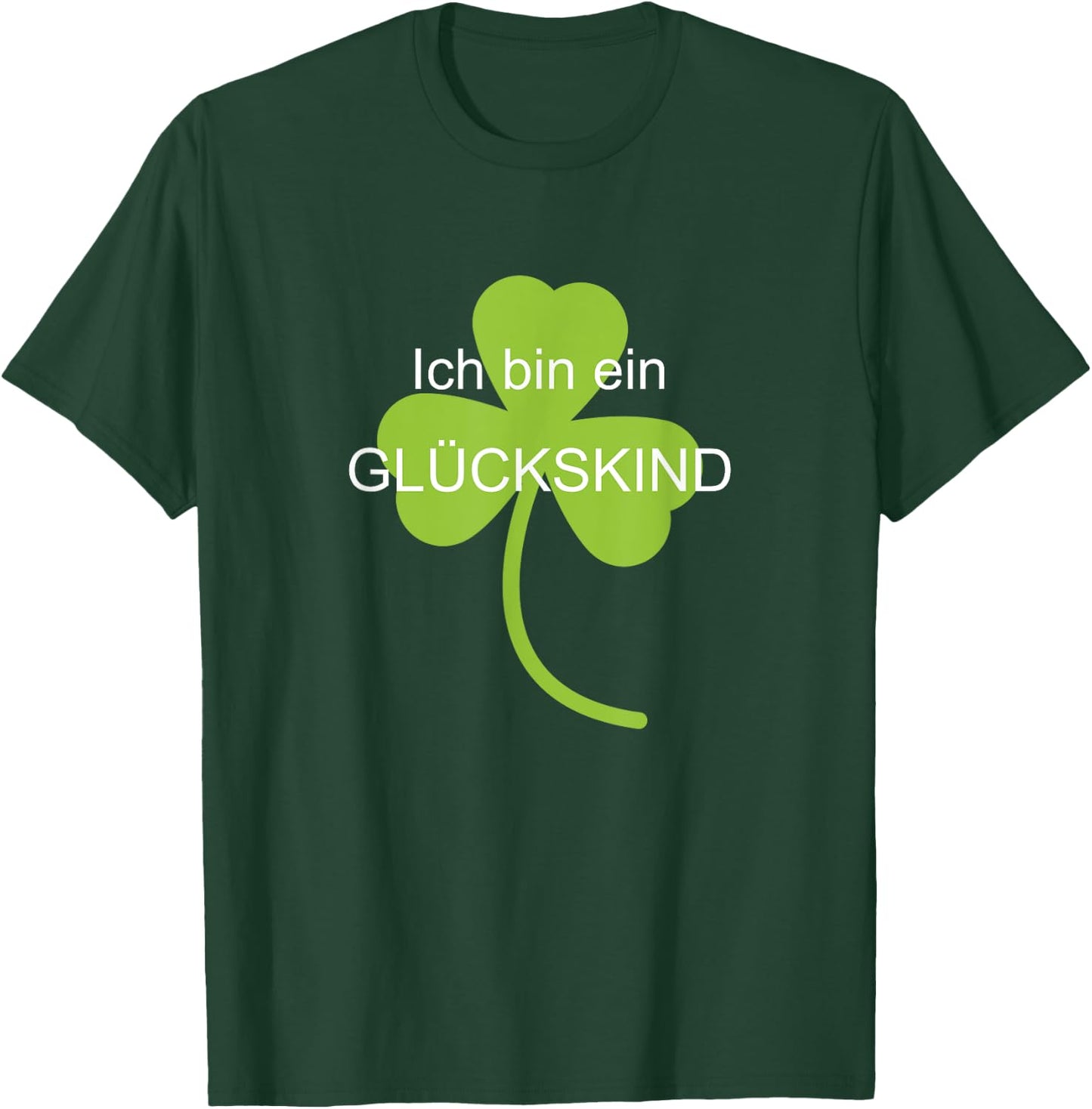 Glückskind , black T-Shirt - T-Shirt | Forest