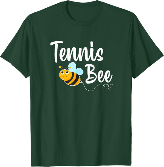 Tennis Bee Tennis Player Funny Bumblebee T-Shirt - T-Shirt | Forest