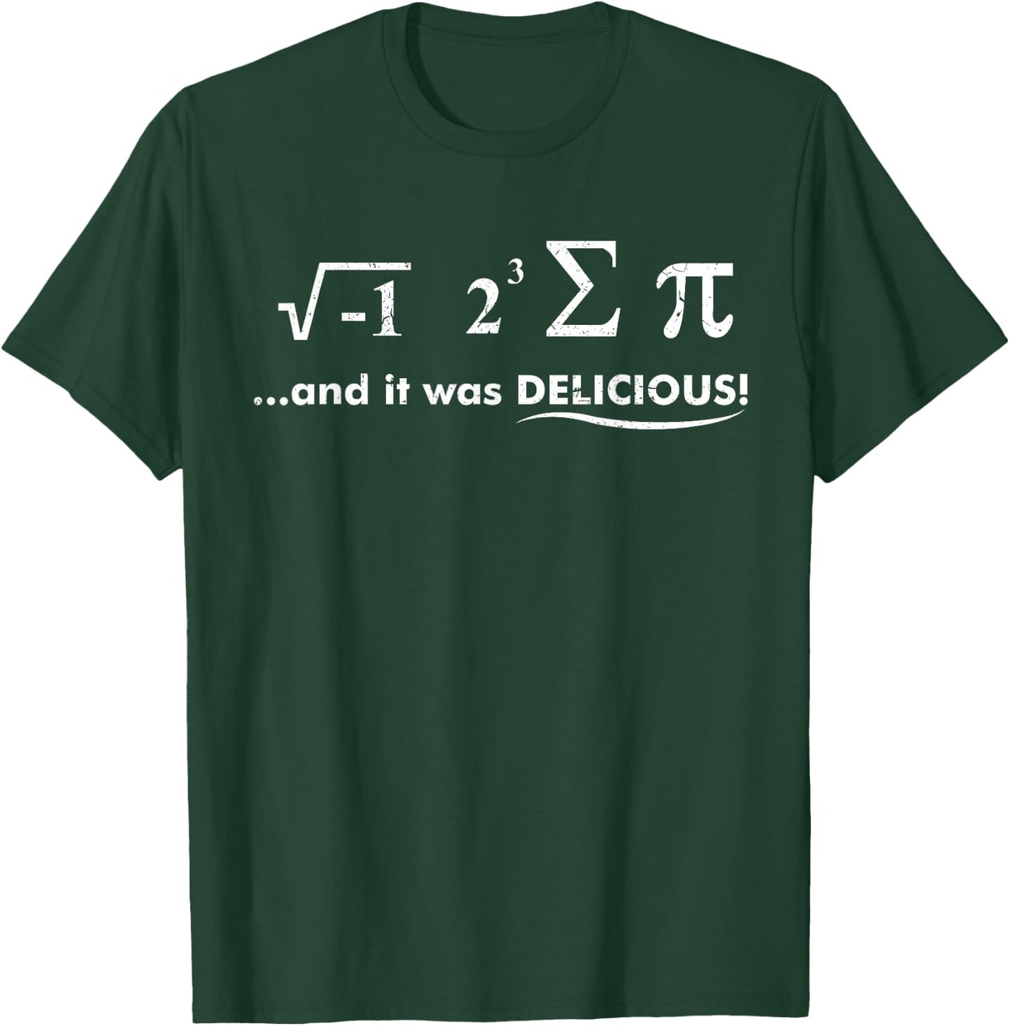 I Ate Some Pie And It Was Delicious Nerdy Math Gifts T-Shirt - T-Shirt | Forest