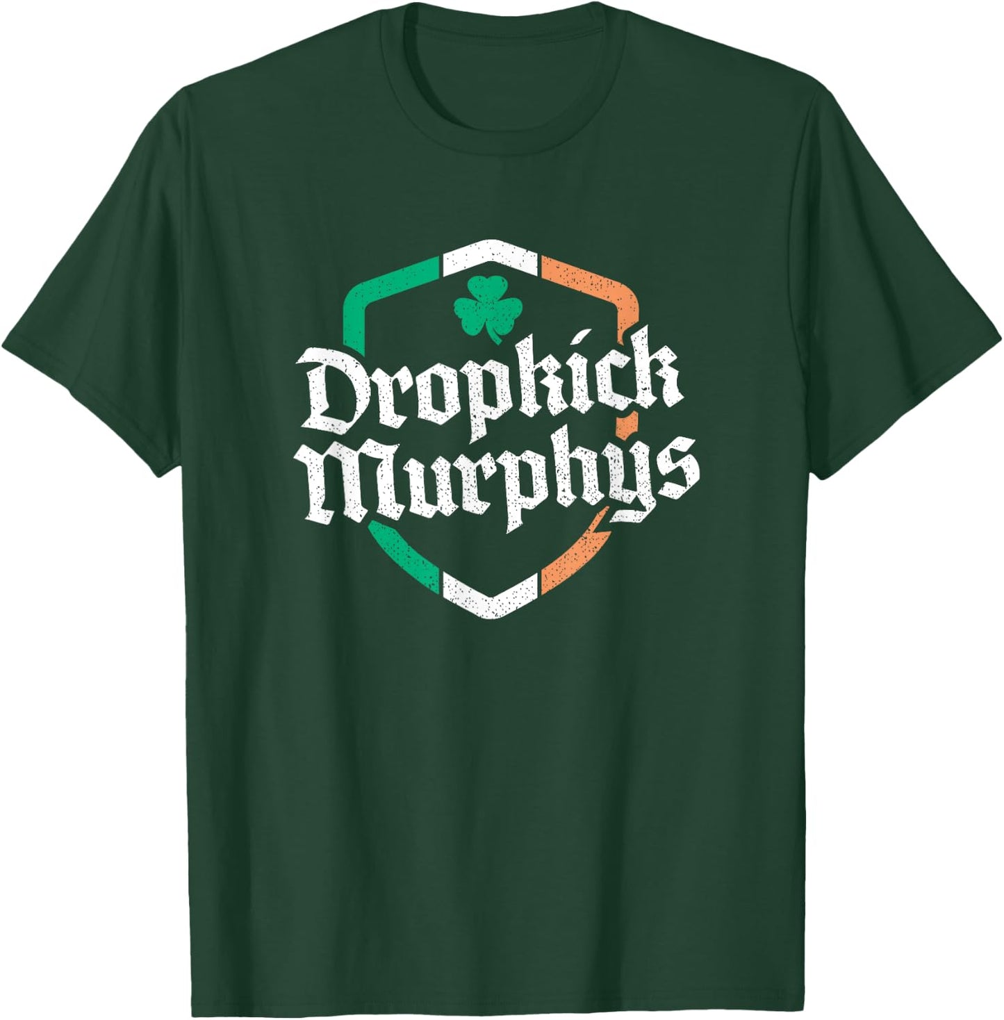 Dropkick Murphys Official Merchandise - Ireland Shield , black T-Shirt - T-Shirt | Forest